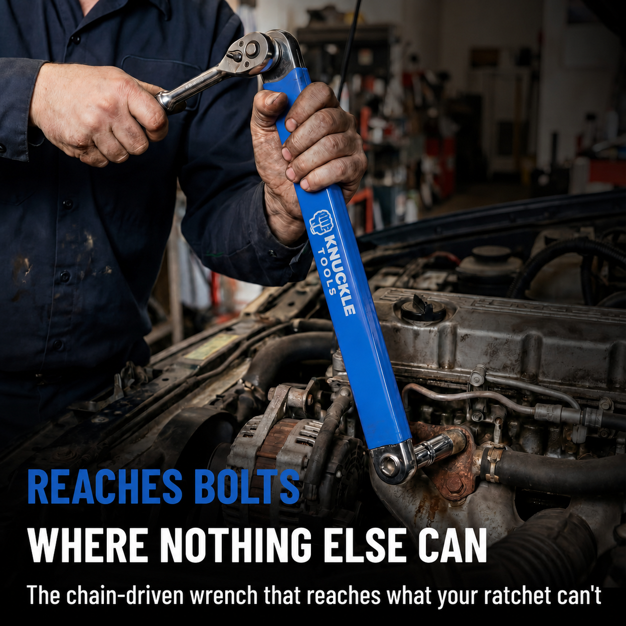 KnuckleReach 15 - Offset Extension Wrench, 3/8"